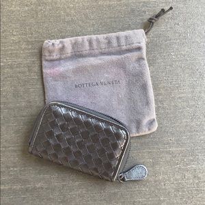Bottega Veneta Woven Coin / Card Wallet. NWOT